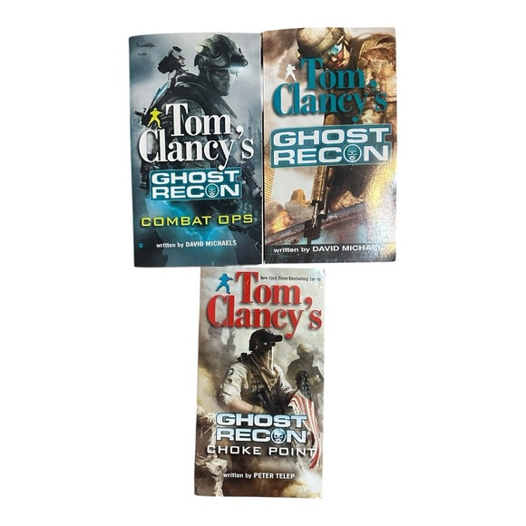 Bundle of 3 Ghost Recon Tom Clancey Paperback Books EUC - Picture 3 of 4